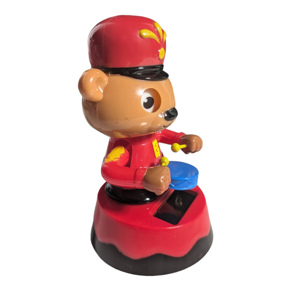 Solar Powered Dancing ~ Holiday ~ LITTLE DRUMMER BEAR ~ 2015 - Picture 5 of 6